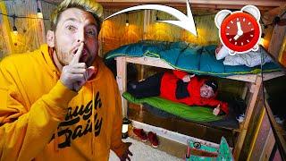 24 HOUR OVERNIGHT SURVIVAL CHALLENGE IN BUNKERS