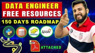 FASTEST ROADMAP TO BECOME DATA ENGINEER IN 150 DAYS FREE RESOURCESBECOME DATA ENGINEER FOR FREE