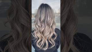 Melty ash blonde balayage #hairtransformation #colorcorrection #balayage #highlights #howto