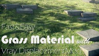 Vray Grass Tutorial in 3ds Max - How to create realistic Grass material with Vray