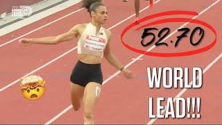 Sydney McLaughlin-Levrone Runs World-Leading 52.70 In Her First 400m Hurdles Race Since 2022