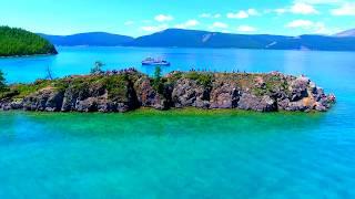 Phantom4 4K video Huvsgul Lake in MONGOLIA