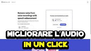 Come migliorare laudio di una registrazione in un click e gratis