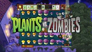 Plants vs. Zombies PS3 Night Gameplay