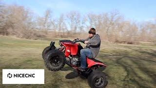 Honda TRX 450er build has started with help from NICECNC