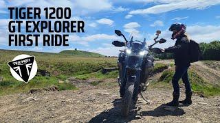 2022 Triumph Tiger 1200 GT Explorer  My first PROPER ride on it