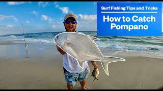 ***POMPANO*** SURF FISHING  LEARN These TIPS and TRICKS