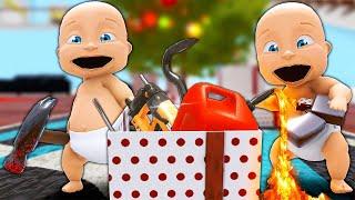 Babies Open Presents Filled with WEAPONS - Whos Your Daddy 2