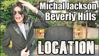 The house where Michael Jackson died and locations in Beverly Hills