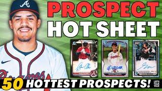 2024 MLB Prospect Hot Sheet #6  50 Hottest MiLB Players  Bowman Baseball Cards  Top Prospects 