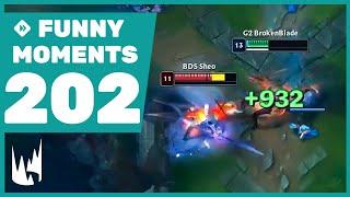 900 Health from an auto attack - Funny Moments #202 LEC 2024