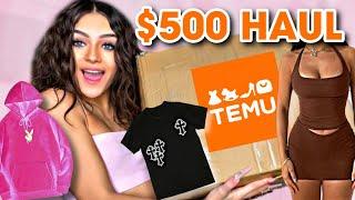 GIANT $500 TEMU TRY ON HAUL