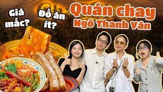 “ĐẬP TAN” TIN ĐỒN QUÁN CHAY CỦA NGÔ THANH VÂN vừa mắc vừa ít 