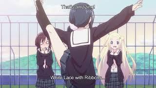 White-Laced with Ribbons Pantsu - Tami Hilarious Short Anime Moment #9