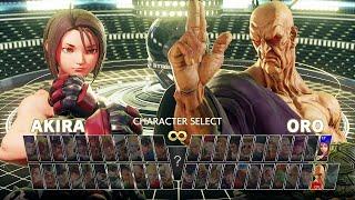 Street Fighter V - All Characters & Colors + Costumes & Stages + DLC Akira & Oro *Updated*