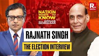Rajnth Singhs Biggest Election Interview To Arnab On Modi Target Muslim Quota PoK & Much More