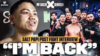 “REMATCH IN POLAND?”  Salt Papi is ready for Kenny Slim Jarvis or a Ferrari rematch after KO win