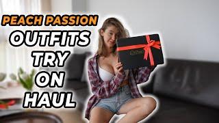 KatiaBang Try On  Peach Passion Nightwears and Outfits Haul