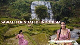 PESONA GADIS DESA - MASAK DISAWAH TERINDAH DENGAN PEMANDANGAN AIR TERJUN YG MENJULANG TINGGI