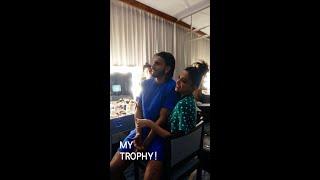 Deepika Padukones funny BTS with Ranveer Singh  #Shorts