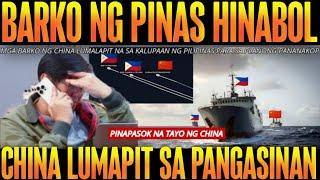 KAKAPASOK LANG HINABOL TAYO NG CHINA 2BARKO ng PILIPINAS nakipag PAGHABOLAN sa BARKO ng CHINA