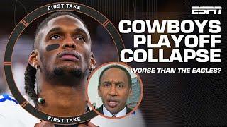 Stephen A. The Cowboys collapse in the playoffs is more disappointing than the Eagles  First Take