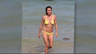 Kate Walsh Looks Amazing In Her Yellow Bikini  Splash News TV  Splash News TV