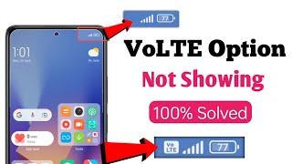 volte option nahi AA Raha hai LTE volte setting  android mobile volte problem