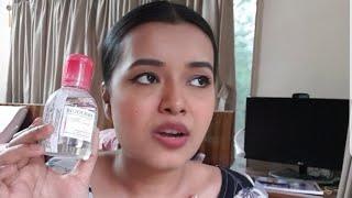 Best makeup remover for sensitive skin and eyes BIODERMA MICELLAR WATER REVIEW & DEMO