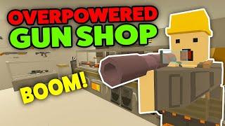 NEW OP GUN SHOP - Unturned Shop Roleplay Selling Highly Overpowered Weapons For A LOT OF MONEY