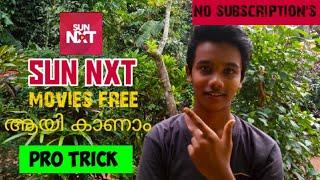 How to see sun nxt movies free no subscription in malayalam TECH WITH SA