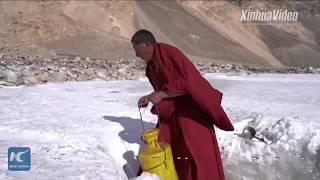 Daily life of monk at worlds highest monastery