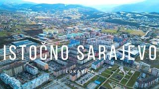 Istočno Sarajevo  Lukavica  Snimci Iz Zraka i Šetnja Ulicama 4K