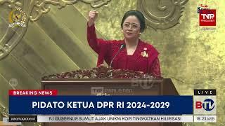 Pidato Perdana Puan Maharani sebagai Ketua DPR RI 2024-2029  Beritasatu