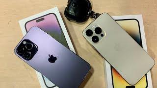 iPhone 14 Pro Max Deep Purple & Gold. The best contest