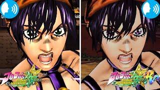 Narancia Ghirgas Old Voice VS New Voice Comparison-JoJos Bizarre Adventure All Star Battle R