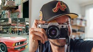 Reacting to New York City Photos on Film- Canon AE-1 Portra 400  Brunch Boys