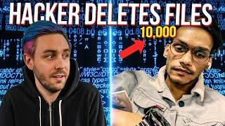 I Delete 10000 Scammer Files and Tell Him