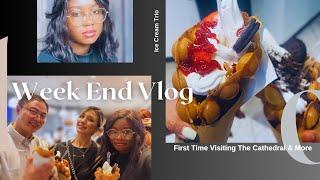 weekend vlog visiting the cathedral + ice cream trio + fun times & more  vlogs