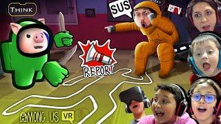 AMONG US in VR CHAT   Virtual Reality is SUS  FGTeeV 1st Person Gameplay