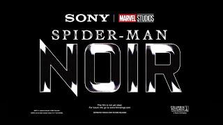 BREAKING SPIDER-MAN NOIR OFFICIAL ANNOUNCEMENT - Sony Amazon w Nicolas Cage