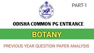 CPET-2020 BOTANY QUESTION PAPER ANALYSIS