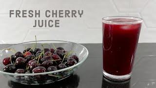 Cherry Juice Recipe  Refreshing Juice Recipes  Cooking Recipes  Tasty Food Recipes