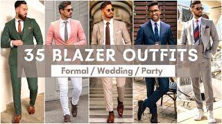 35 Blazer Outfit Ideas For Summer 2022  Best FormalOfficeParty Wear  Mens Fashion