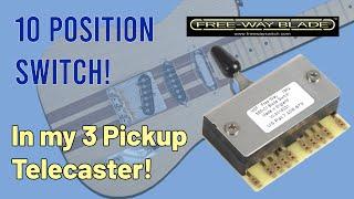 10-Way Switch in a 3-Pickup Telecaster #guitar #guitarist #fenders #telecaster #fendertelecaster