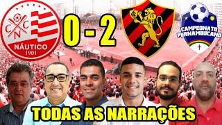 Todas as narrações - Náutico 0 x 2 Sport  Campeonato Pernambucano 2024