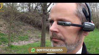 OKM EXP 6000 - Wireless 3d metal detector and ground scanner with touch screen and video eyeglasses