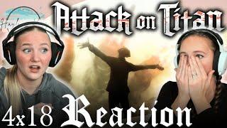 She Is Nuts  ATTACK ON TITAN  Reaction 4x18