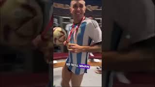 Messi and Argentina had a legendary World Cup celebration