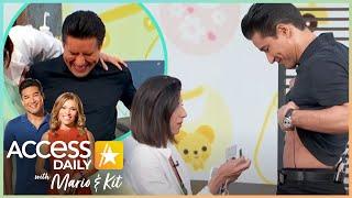 Mario Lopez Tries Labor Pain & Contraction Simulation Ahead Of Mothers Day